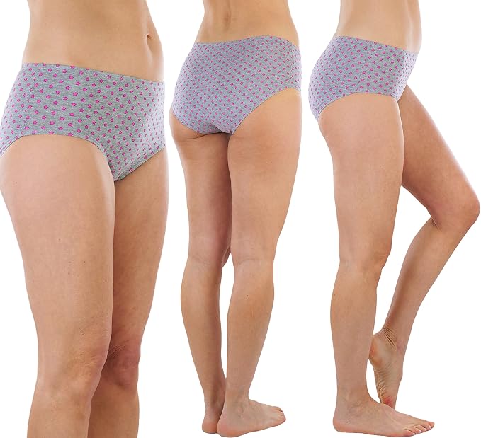 6 Pack: Hearts and Dots Prints and Solid Colored Assortment