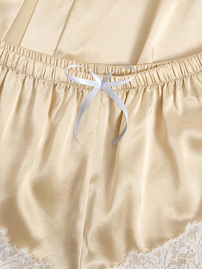 Plain Champagne Satin