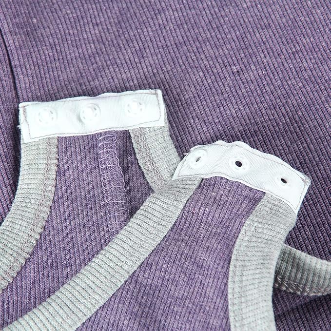 B-long Sleeve-purple&gray