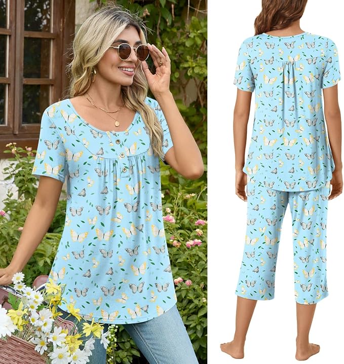 Floral Blue-butterfly