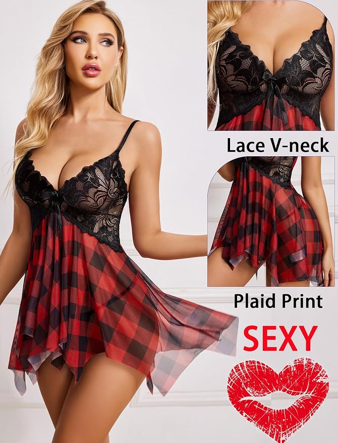 B-red Plaid