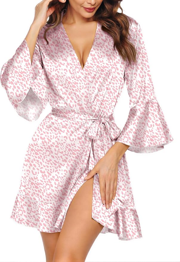 White & Pink Leopard