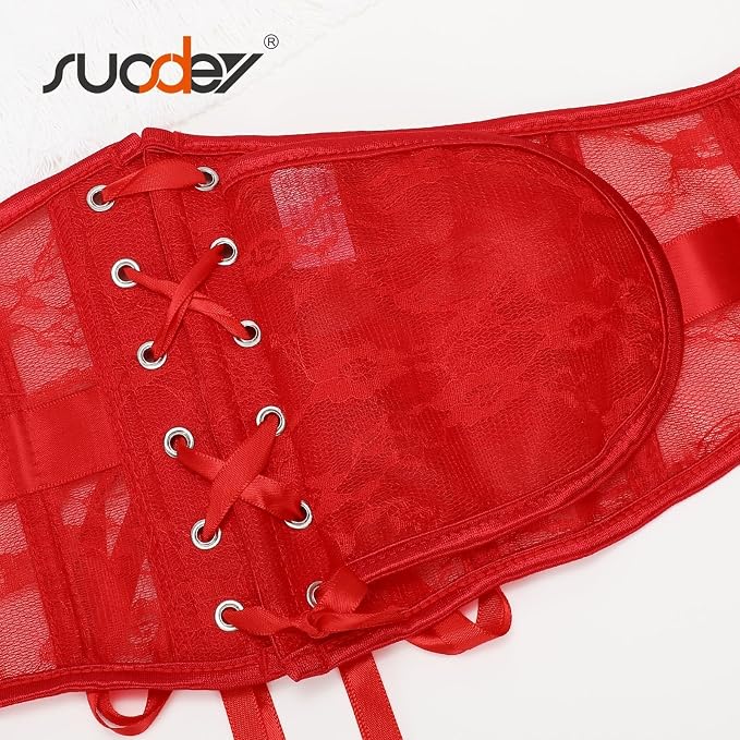 13-red(transparent Lace)