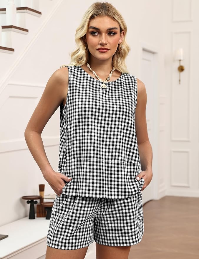Black White Checkered