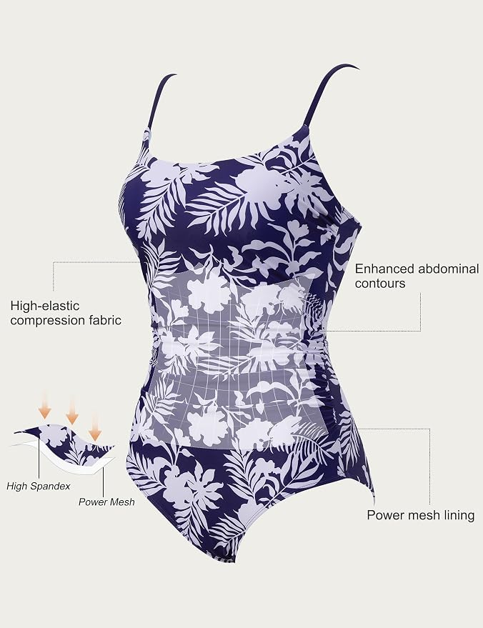 Deep Blue Floral