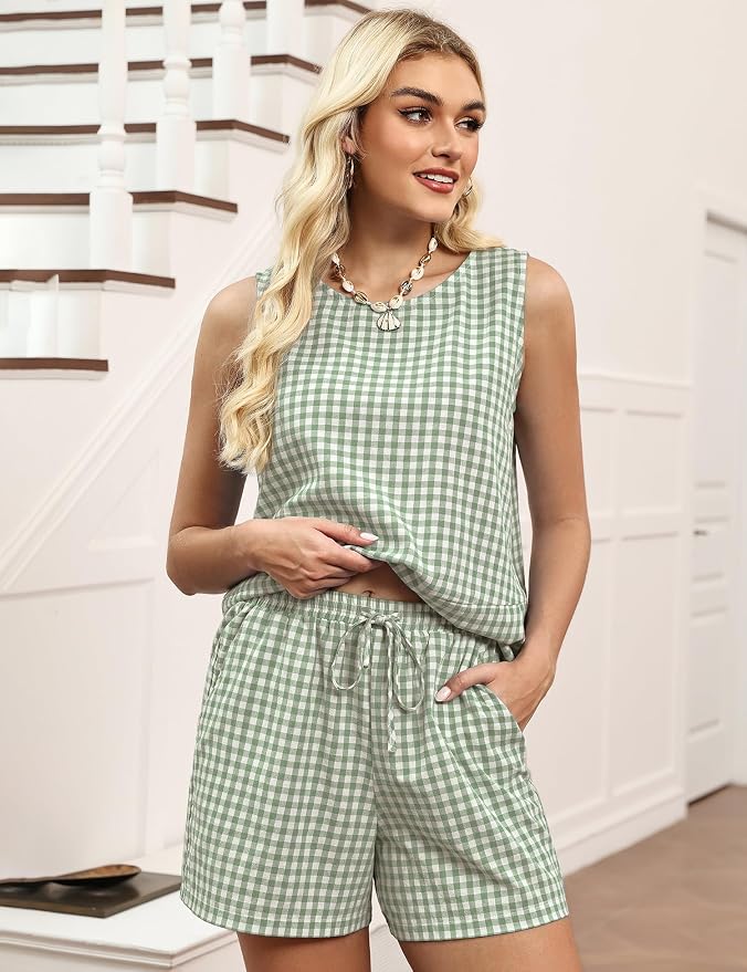 Green & White Checkered