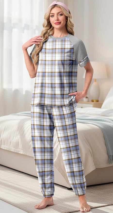 Fp-blue White Plaid