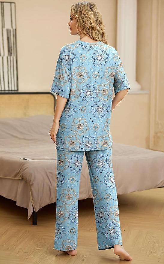 Fp-blue Mandala Print