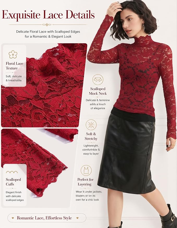 Red & With Camisole