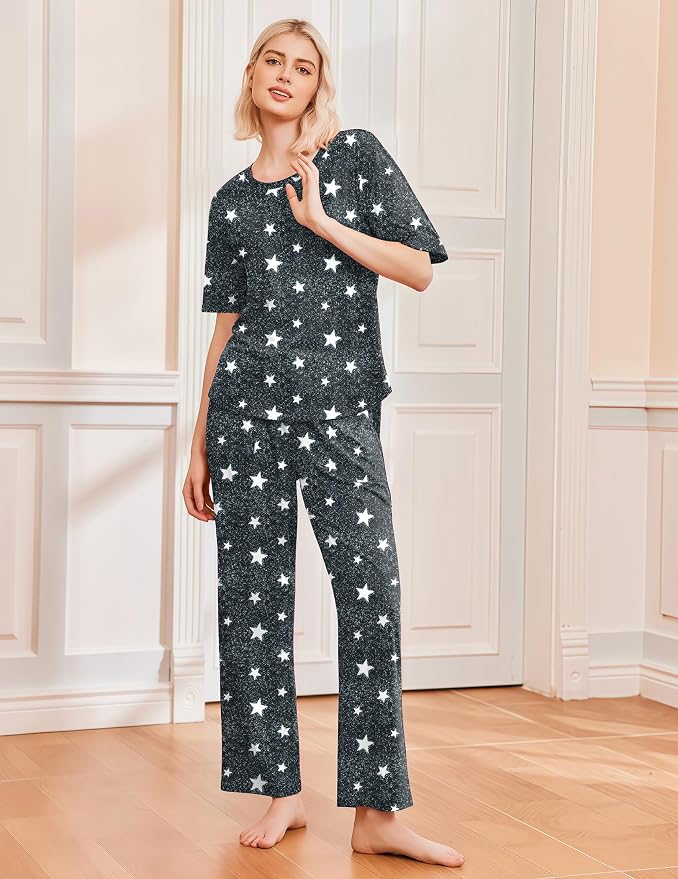 Dark Grey Stars/Navy