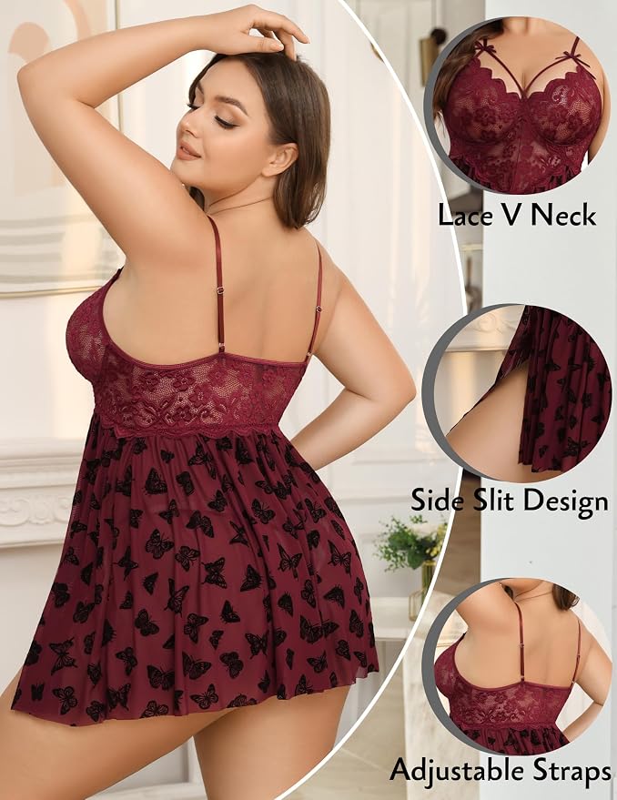 Burgundy Butterfly