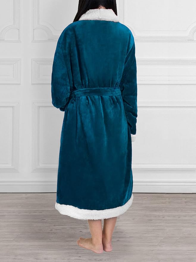 Sea Blue With Sherpa
