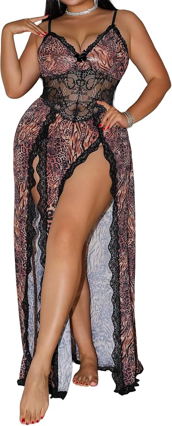 Brown Leopard Print