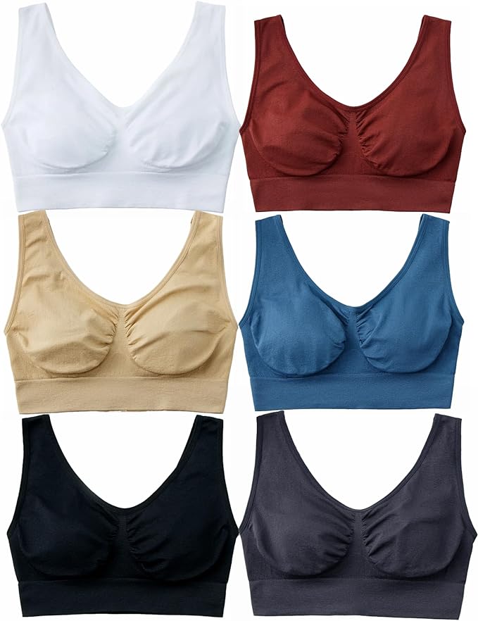 6pk: Black Nude White Aegean Grey Truffle