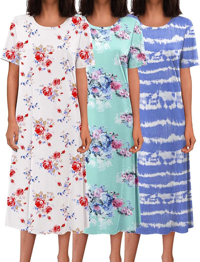 Blue Flower,white Red Flowers，blue Strip