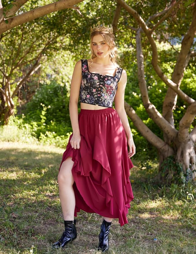 Black Multi Floral