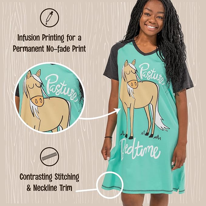 Pasture Bedtime Horse Nightshirt