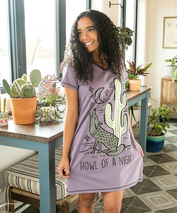 Howl of Night Purple Nightshirt