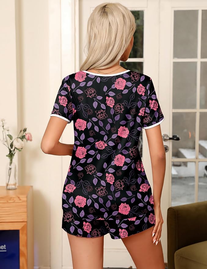 Black-pink Flower