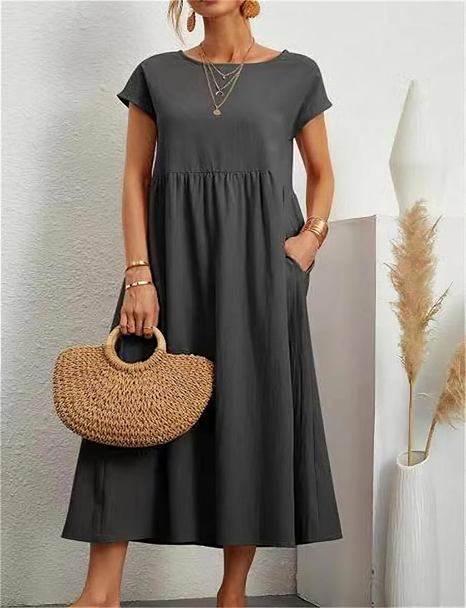 Dark Grey Maxi Dress