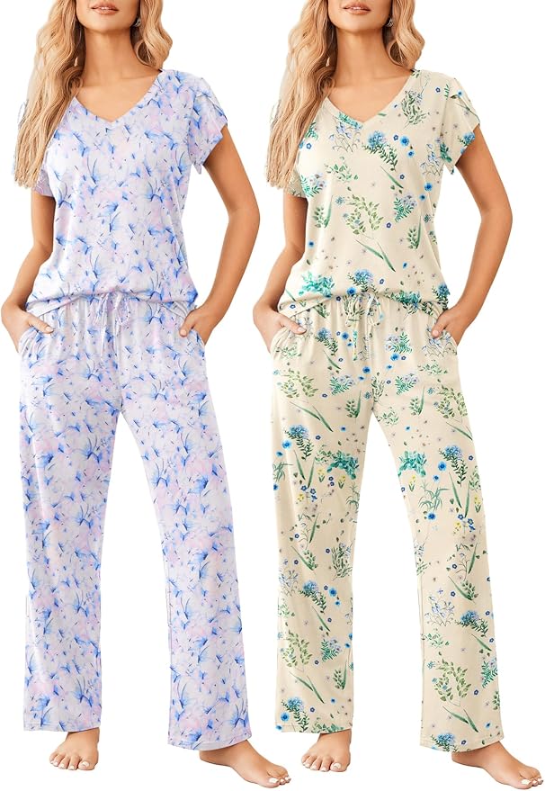 Blue Butterfly/Blue Floral