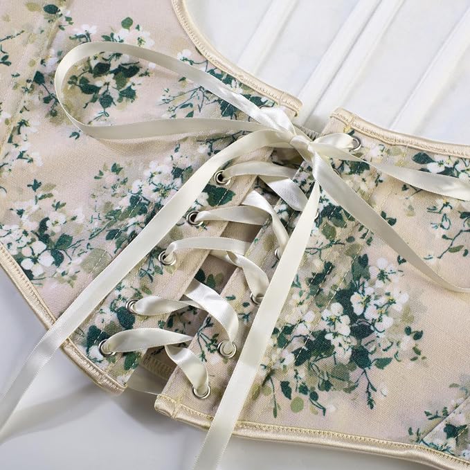 Ivory Green Floral