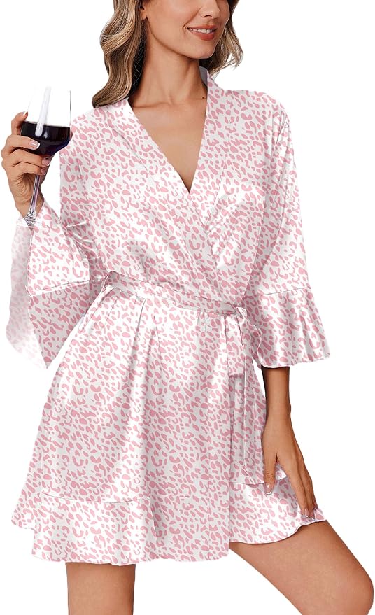 White & Pink Leopard