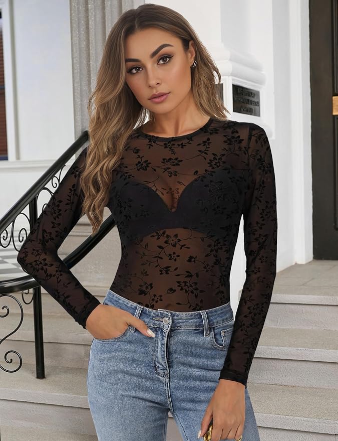 Black Flower Design