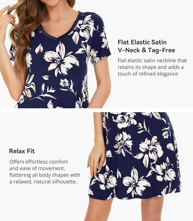 Navy Floral