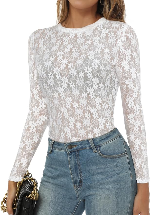 White Floral Lace