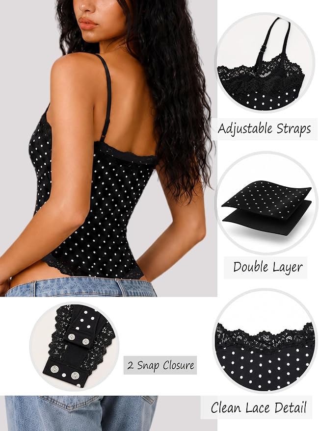 Black Polka Dot