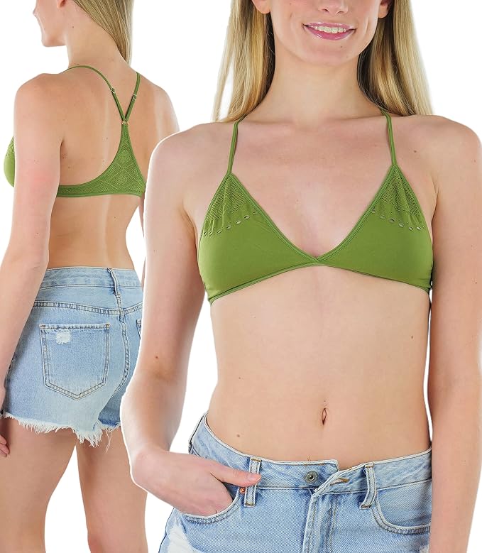Deep V Y-back - Olive
