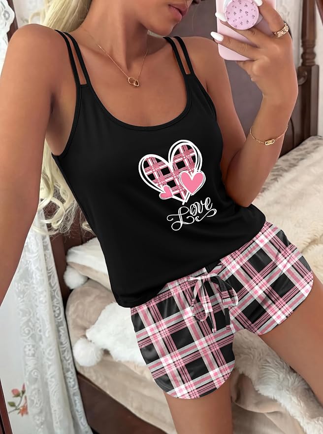 Pink Love Plaid