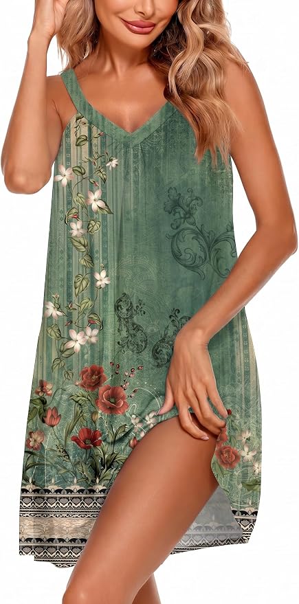 Green Floral