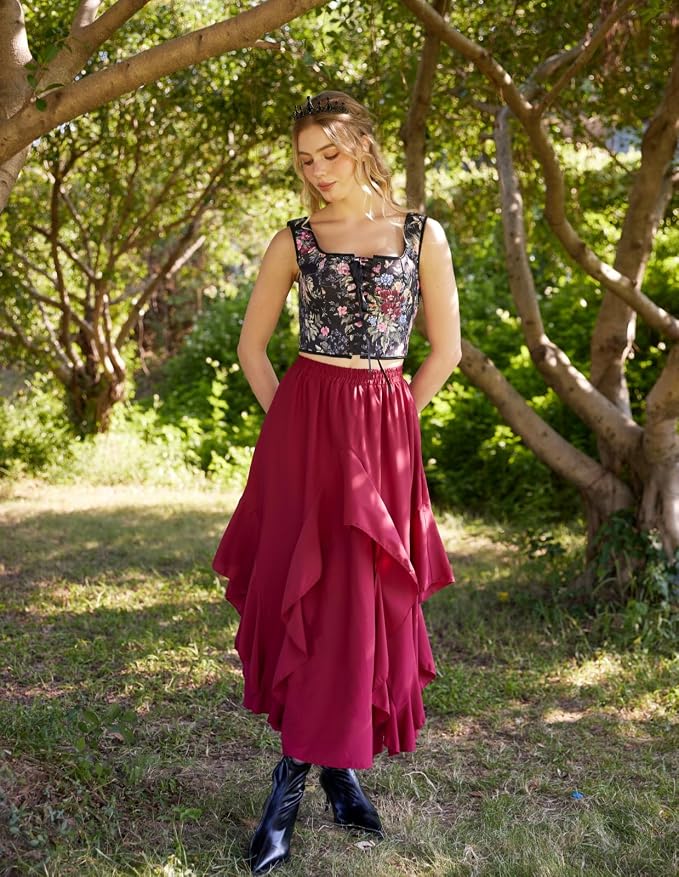 Black Multi Floral