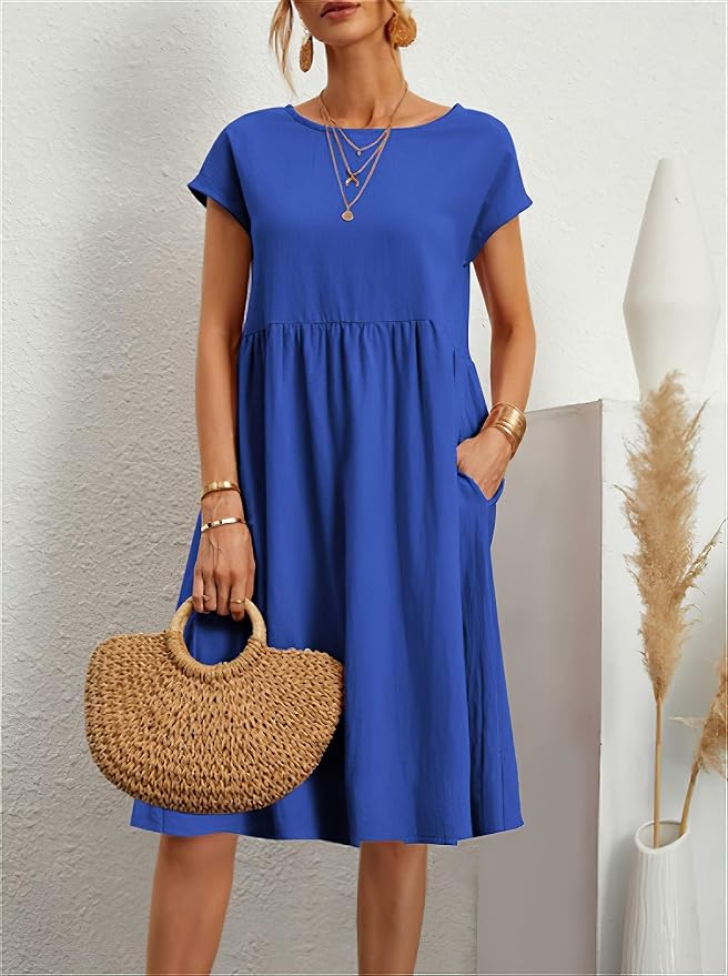 Blue Midi Dress