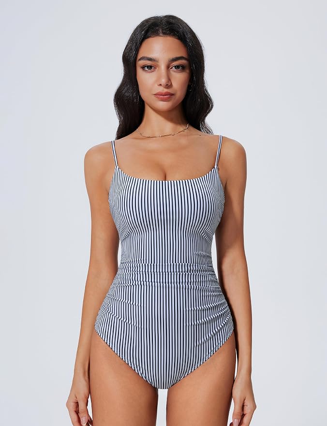 White Black Striped