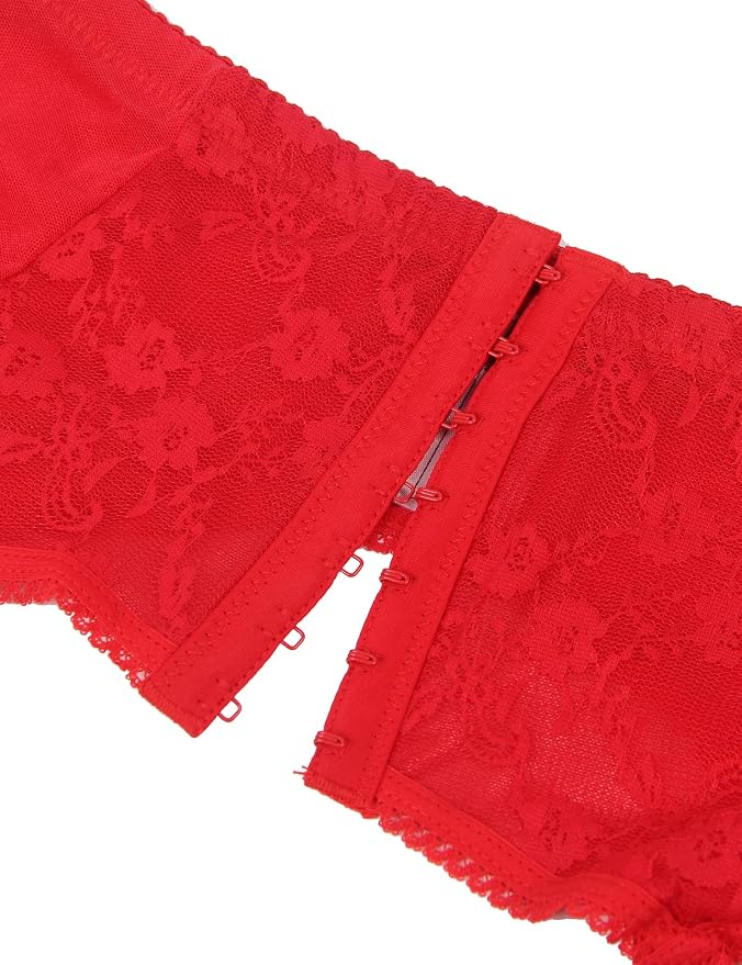 #Red-lace (Only Garter)