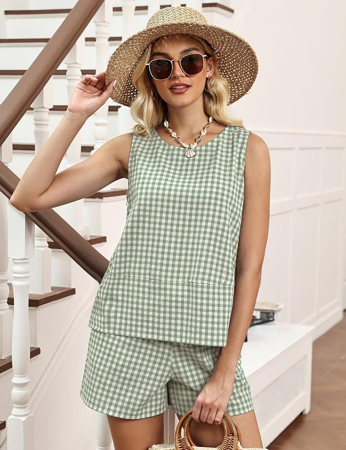 Green & White Checkered
