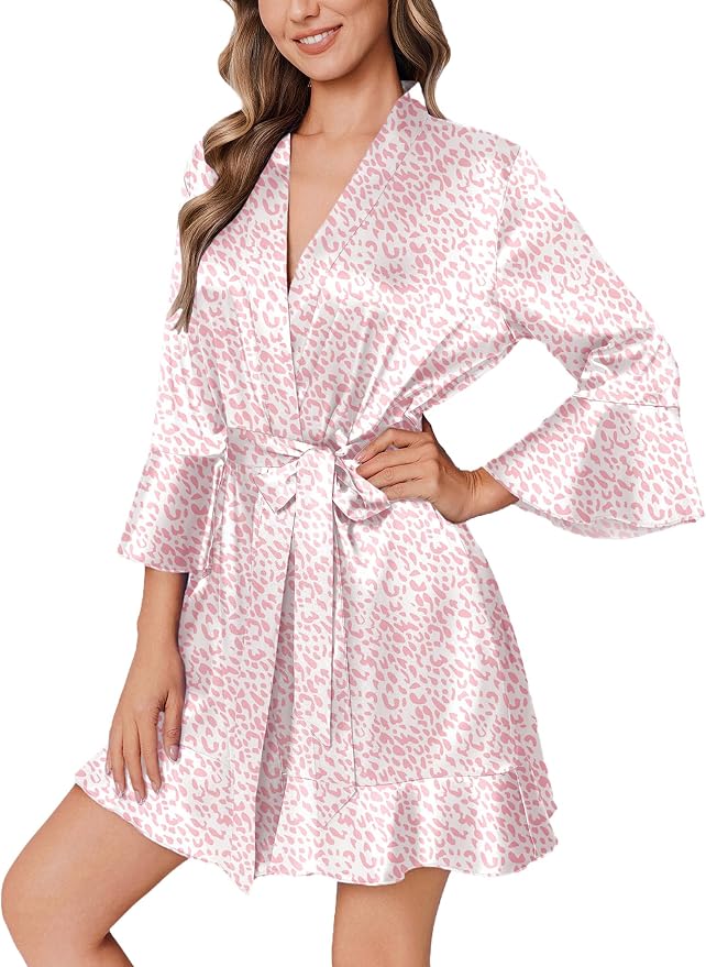 White & Pink Leopard