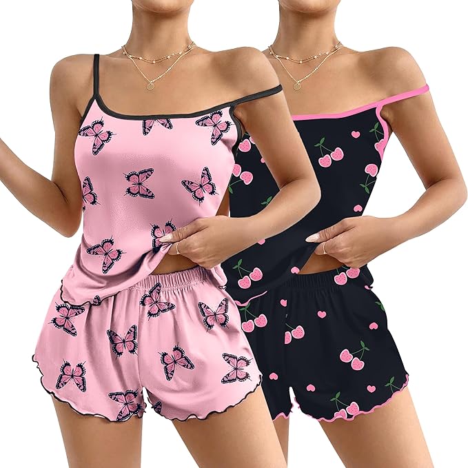 Pink Butterfly&black Cherry