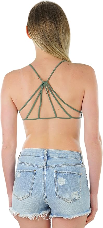 Strappy Back V-neck - Olive