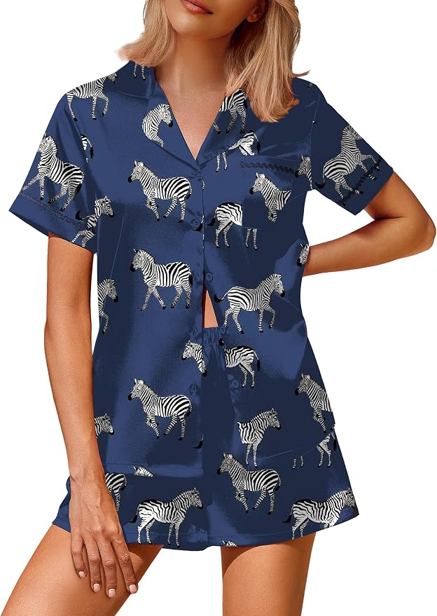 Navy With Zebra