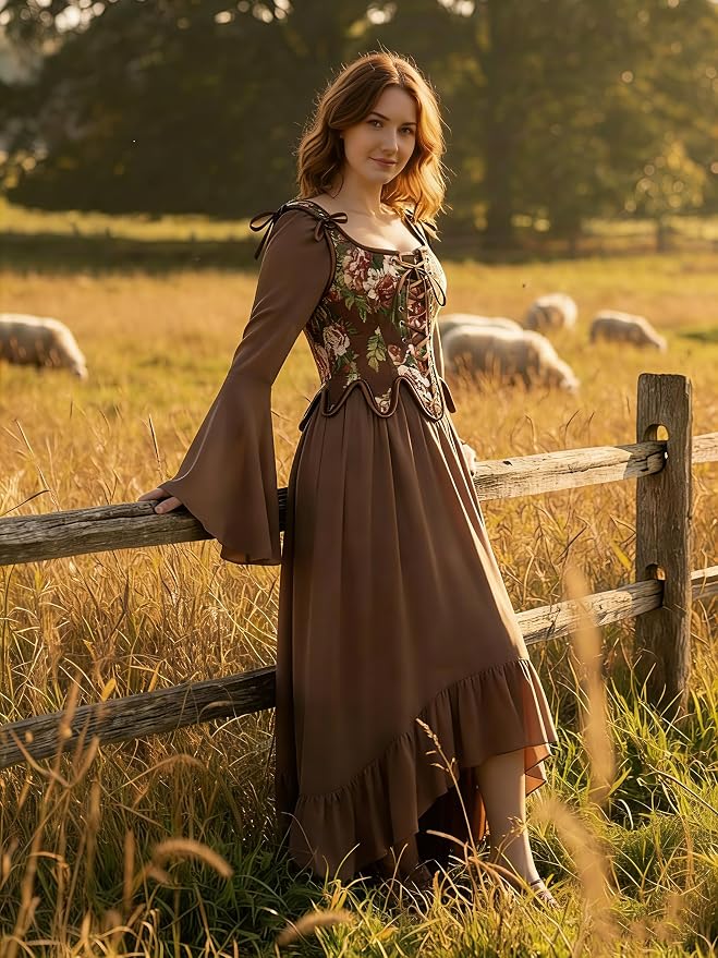 Brown Floral