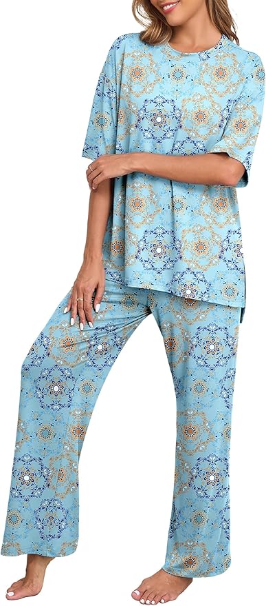 Fp-blue Mandala Print