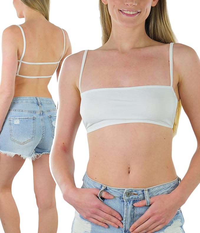 Strappy Back - White
