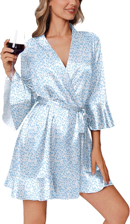 White & Blue Leopard