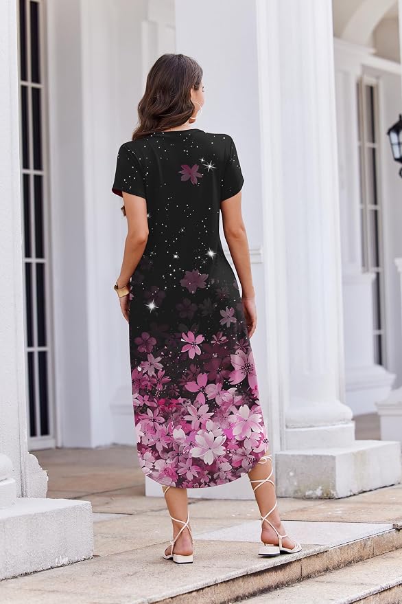 Flower Black Pink