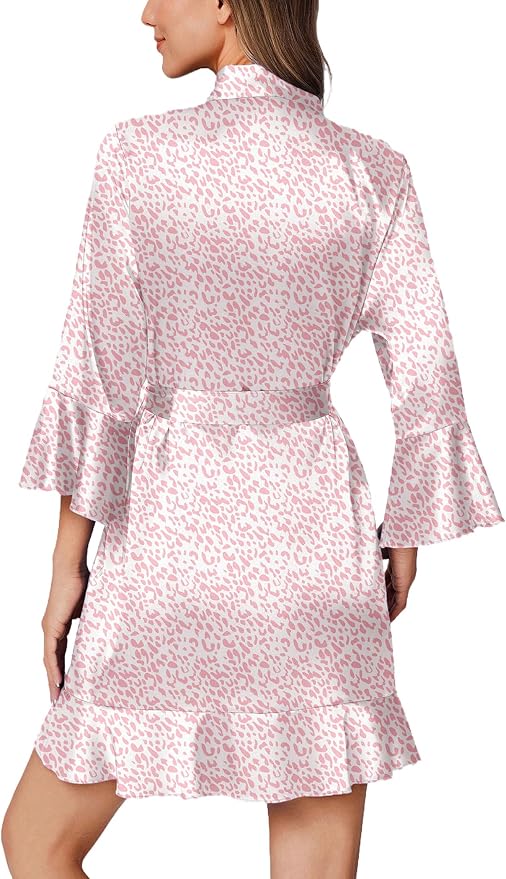 White & Pink Leopard