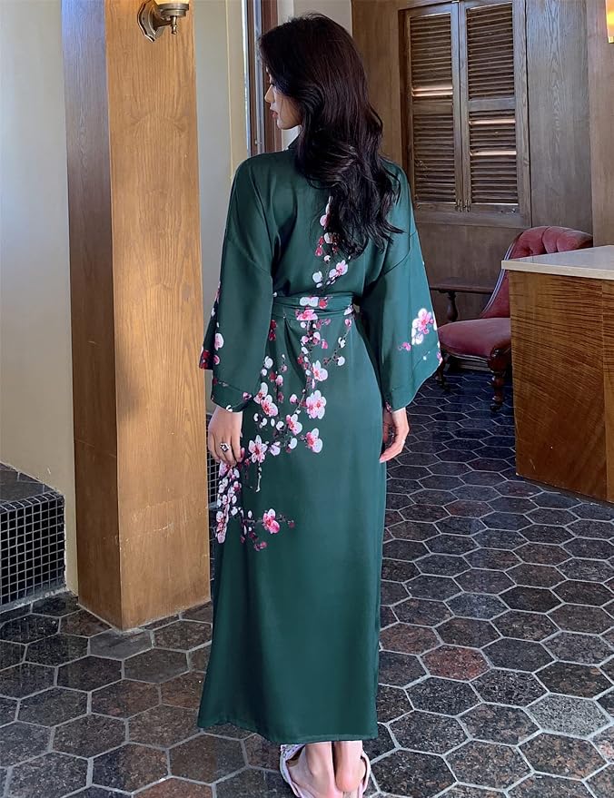 Plum Blossoms-darkgreen
